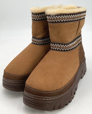 UGG Classic Mini TrailGazer Women's Size 7 Chestnut Boots NIB - Image 1 of 4