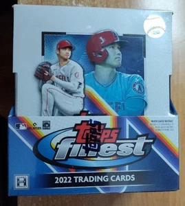 2022 Topps Finest Baseball Factory Sealed  Hobby Box PLEASE READ - Bild 1 von 4