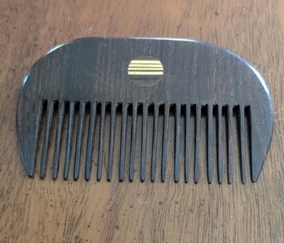 Vintage Wooden Hair Comb Carved Wooden Hair Accessory SSE - Image 1 of 4