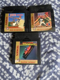 TenGen Nintendo NES Games (RBI BASEBALL 1 and RBI BASEBALL 3 and Sprint) (Lot M)