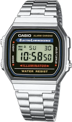 Reloj Casio Digital Retro Vintage Unisex A168wa-1yes - Imagen 1 de 4