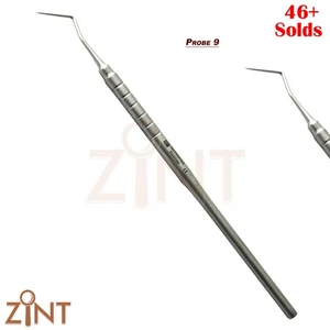 Dental Probe 9 Periodontal Dentist Examination Pick Tartar Remover Single End CE - Picture 1 of 2