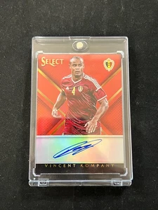 Vincent Kompany 2015 Panini Select Soccer Signtures Auto Red Prizm /49 - Picture 1 of 2