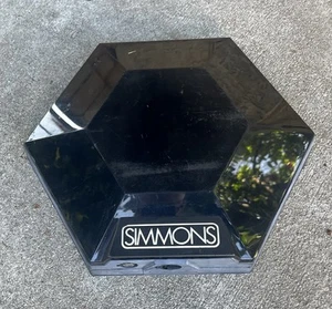 Vintage Simmons SDS9 Hex electronic drum pad black. Pad # 6 - Picture 1 of 5