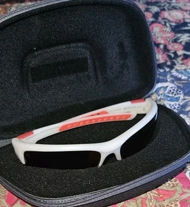 New Sundog Pumped White Orange Mens Sunglasses - Picture 1 of 8