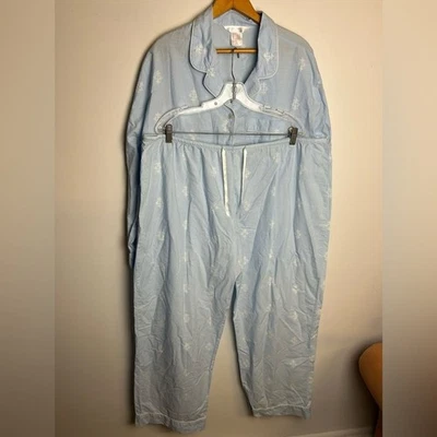 Conjunto de Pijama Gilligan & O’Malley Calça Top Tamanho XXL Dinheiro Antigo Confortável - Imagem 1 de 4