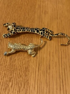 Leoparden Brosche 2 Stück - Bild 1 von 18