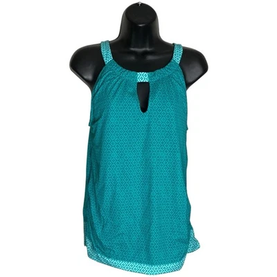 Nuevo con etiquetas Cabana Life x Talbots Tankini Mujer L Traje de Baño Top Acolchado Playa Vacaciones Foto 1 de 4