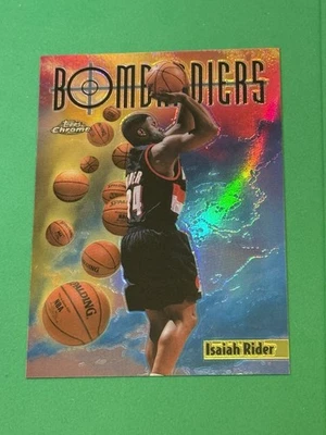 1998-99 Topps Chrome - Season's Best Bombardiers Isaiah Rider #SB10 Refractor NM - Image 1 of 3