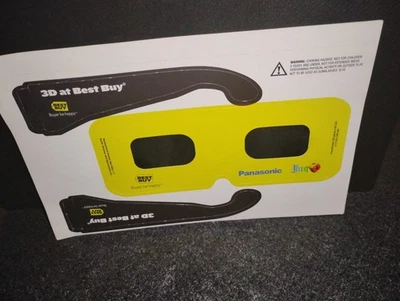 Panasonic Best Buy Promo Gafas 3D 2007-2008 NUEVO Foto 1 de 4