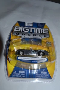 JADA BIGTIME MUSCLE - ' 67 CORVETTE TURBO JET ROADSTER GRAY WITH REAL RIDERS - Picture 1 of 1