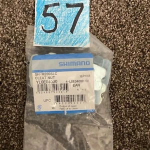 Shimano SH-M200 SH-A200 SLC SPD Cleat Nut for SM-SH51/ SM-SH51, 2PC (QTY 10 PCs) - Picture 1 of 2