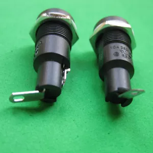 2pcs Ceramics Glass R3-11 Fuse Holder Socket 5mm x 20mm - Picture 1 of 5