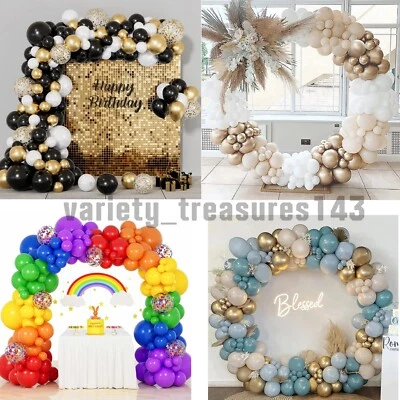 Balloon Arch Kit, Sand White And Gold Balloons Latex, Nude Balloon Garland UK - Image 1 of 4