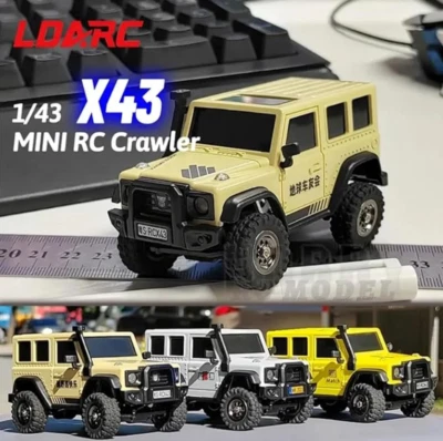 1:43 RC Truck Crawler Car LDARC X43 4WD Fahrzeugauto RTR RC ferngesteuerter Auto - Bild 1 von 4