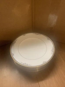 6 Noritake ONTARIO Dinner Plates Set Lot 10-1/2" #3763 EXCELLENT [bin8] Euc+ - Picture 1 of 8