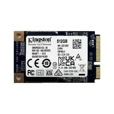 Kingston 512GB mSATA SSD 3D TLC Internal Solid State Drive - Image 1 of 3