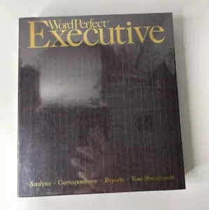 WordPerfect Executive PC Computer Program Software 3.5" & 5.25" Disks 1987 NOS - Picture 1 of 7