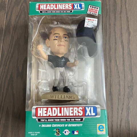 Headliners xl Figure,Matt Williams of Arizona Diamondbacks,1999 limited Edition Cover