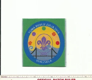 CK SCOUT 2013 TOMA ROVER INTERNATIONAL ZULIA VENEZUELA PATCH BRIDGE FDL BADGE !! - Picture 1 of 2
