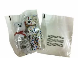 10 18" x 24" Clear Poly Bags Suffocation Warning 2 mil Flat Bag Free Shipping - Picture 1 of 1