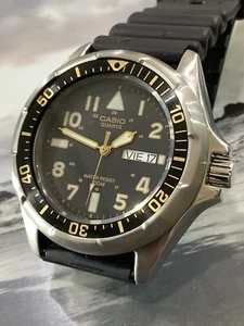 CASIO MD 502 Black Mod. 394 "JAPAN Años 80" NEW CASE & BAND !!! (VER FOTOS) - Picture 1 of 8