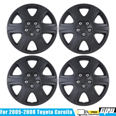 15" Hubcap Wheel Covers For 2005 2006 2007 2008 Toyota Corolla 15'' Steel Wheels Foto 1 de 4