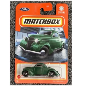 Ford Matchbox 1936 cupé verde #62 básico línea principal 2024 estuche A/B (en stock) nuevo - Imagen 1 de 1