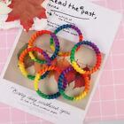 6 PCS and Pride Bracelet Silicone Wristbands Blank