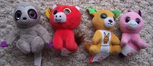 4 McDonalds TY Teeny Beanie Boos Snort Kipper Magic Sully - Bild 1 von 6