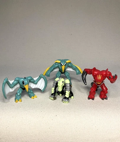 Gormiti Giochi Preziosi Water Earth Mini Action Figures PVC 2" Lot Of 4 Loose Cover