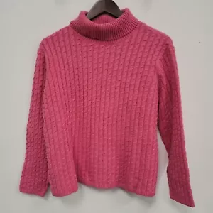 Talbots Womens Cable Knit Turtleneck Sweater Size 1X Petite Heritage Preppy - Picture 1 of 9