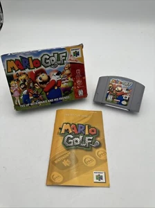 Mario Golf Nintendo 64, N64 Complete CIB W/ Box & Manual TESTED - Picture 1 of 13