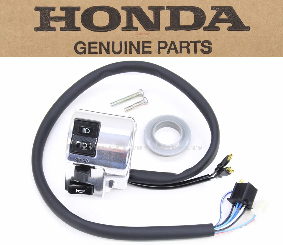 Interruptor de manillar izquierdo OEM VT750 sombra ACE bocina luces de señal de giro (ver descripción) A275 Foto 1 de 4