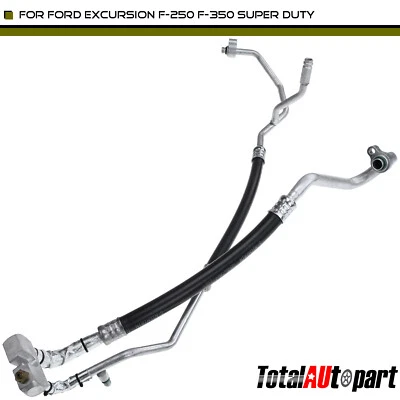 Mangueira de refrigerante AC para Ford F-250 350 450 550 Super Duty 03-07 Excursion 6.0L - Imagem 1 de 4