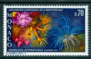 Anémonas de mar 1974, vida marina, Mónaco, Mi.1139, MNH - Imagen 1 de 1