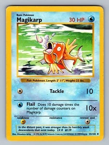 Set base (senza ombre) #035/102 Magikarp leggermente giocato - Foto 1 di 2