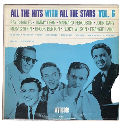 “All the Hits With All The Stars Vol.6” 1964 Mono Vinyl LP Compilation- VG/VG+ - Image 1 of 4