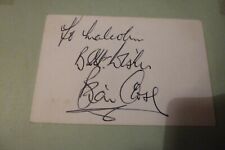 England & Yorkshire cricketer BRIAN CLOSE hand signed card