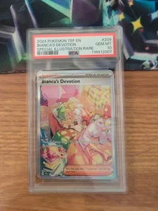 Bianca's Devotion 209/162 - Fuerzas Temporales SIR (PSA 10) - Juego de cartas coleccionables Pokémon - Imagen 1 de 1