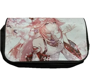 Yae Miko~ Genshin Impact~Can Be Used For: Pencil Bag~ Clutch Wallet ~Travel Case - Picture 1 of 4