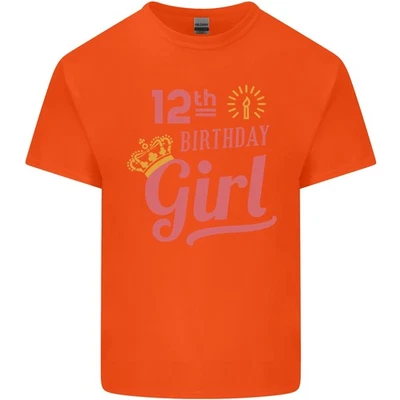 12th Birthday Girl 12 Year Old Princess Kids T-Shirt Childrens - Image 1 of 4