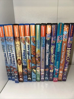 Lot Of 14 DVD Dora The Explorer Nick Jr NickElodeon Paw Patrol Blaze Bubble - Image 1 of 4