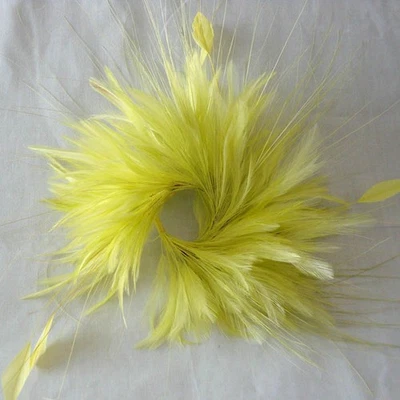 Twisted Hackle Fluffy Feather Mount Flower Millinery Hat Fascinator Racing Decor - Image 1 of 4