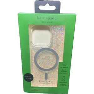 iPhone 15 Pro Kate Spade MagSafe Case Glitzer Klar Hartschale Cover 6,1" - Bild 1 von 5