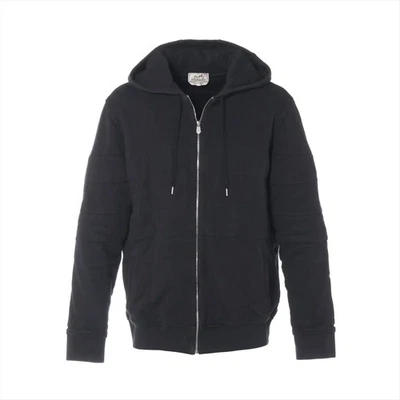 Sudadera con capucha de algodón Hermès 20AW L negra para hombre 02-5760 Foto 1 de 4