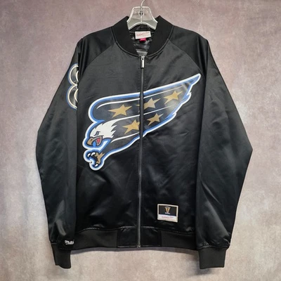 Chaqueta de satén Mitchell & Ness Capitals Alex Ovechkin 8 Jersey Maxed Out L nueva sin etiquetas Foto 1 de 4