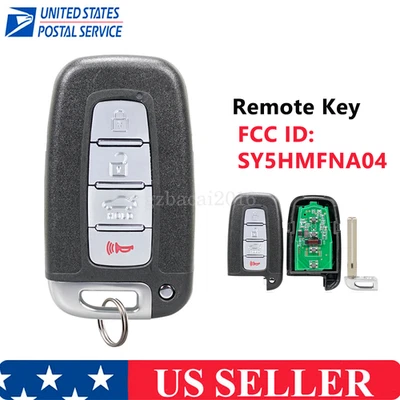 Para 2011 2012 2013 2014 Hyundai Sonata entrada sem chave controle remoto chaveiro - Imagem 1 de 4