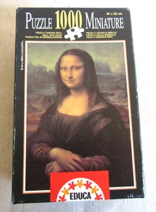 EDUCA Miniature Puzzle Jigsaw 1000 pc. MONA LISA - Picture 1 of 4