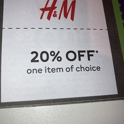 Expire 2023 - H&M Coupon Coupons (Valid In Store Only) • 3.50$
